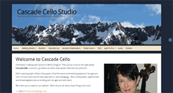 Desktop Screenshot of cascadecello.com